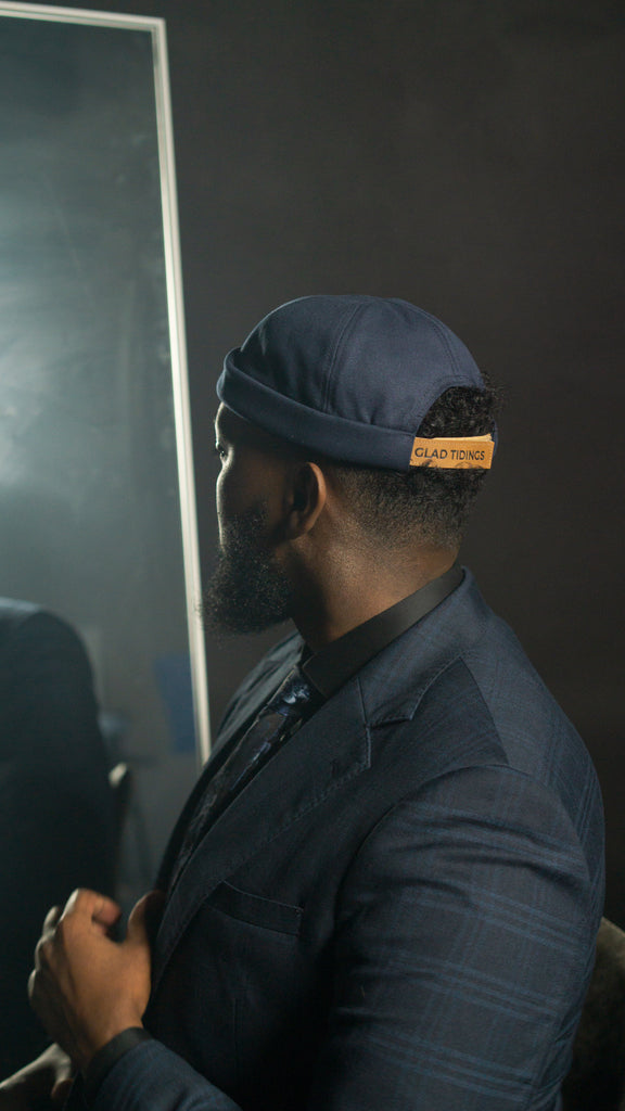 Night Crawler Navy Blue Akh Cap