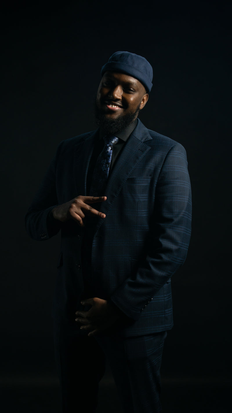 Night Crawler Navy Blue Akh Cap